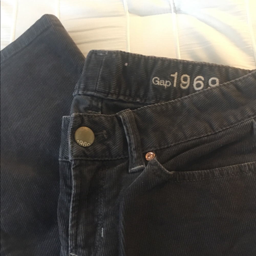 Dark grey corduroy jeans